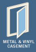 metal vinyl casement